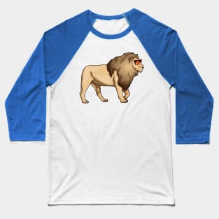 Lion Sunglasses Baseball T-Shirt